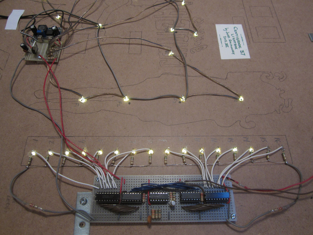 Centigrade 37 lightbox circuit boards
