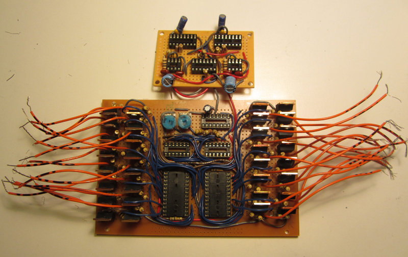 Populated PCB for Sweet32 control box